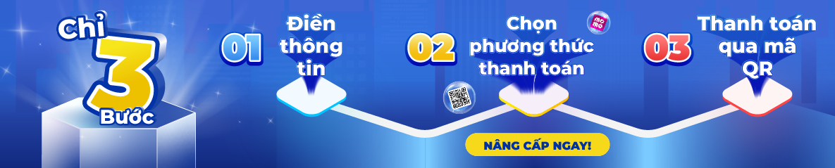 3 bước nâng cấp